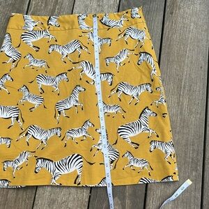 Ann Taylor zebra skirt